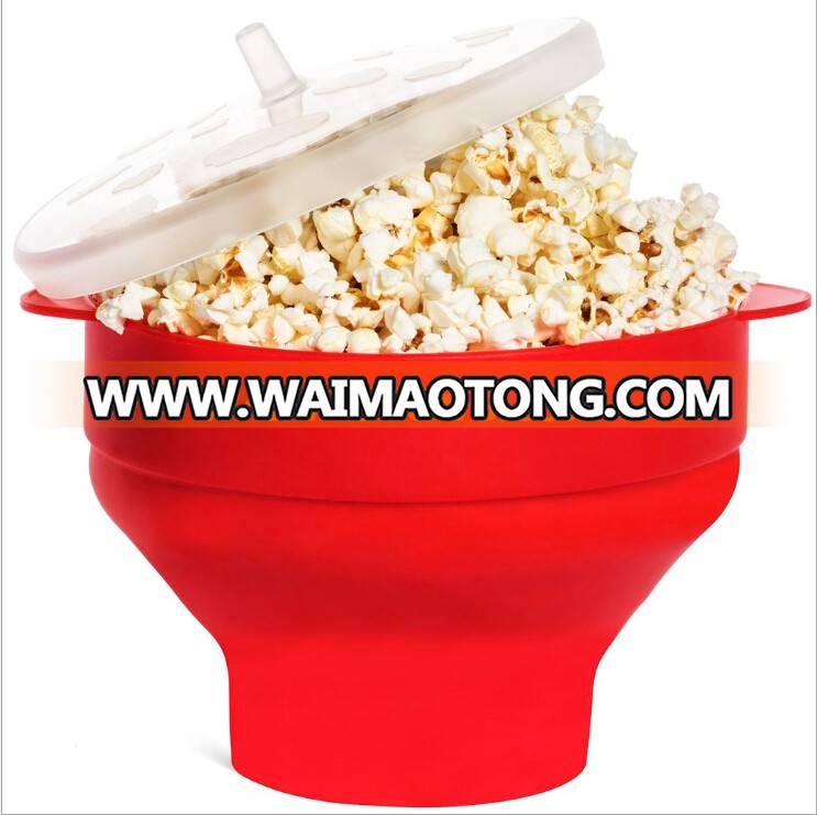 Silicone Microwave Popcorn Maker Popper Healthy Popcorn Machine for Kids or Adults